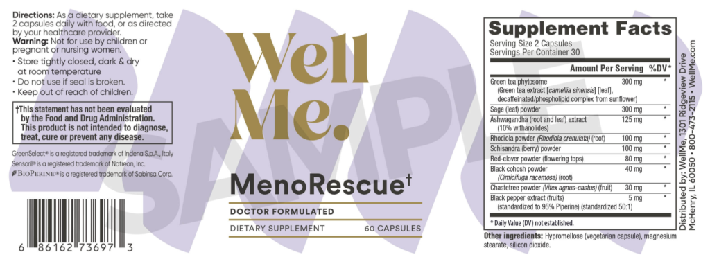 Comprehensive Menopausal Health Support Through MenoRescue Supplement Information